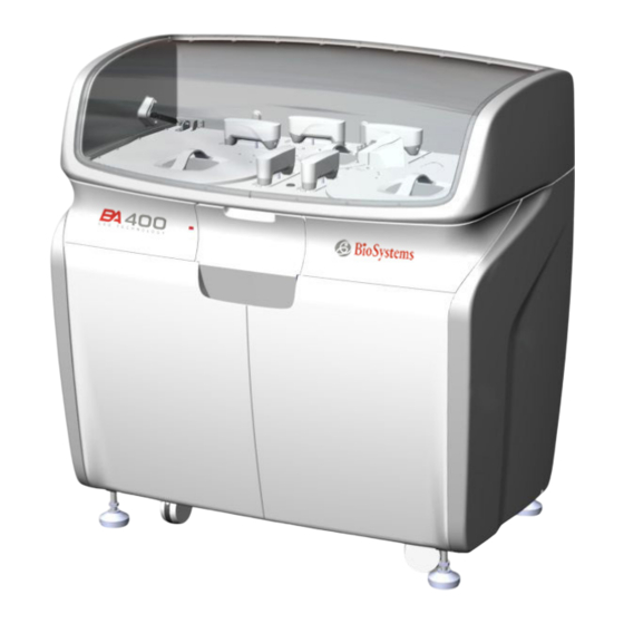 biosystems BA 400 Service Manual