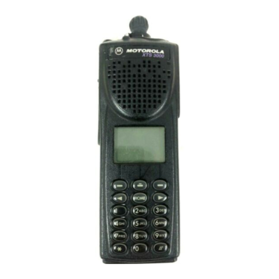 Motorola ASTRO Digital XTS 3000 User Manual