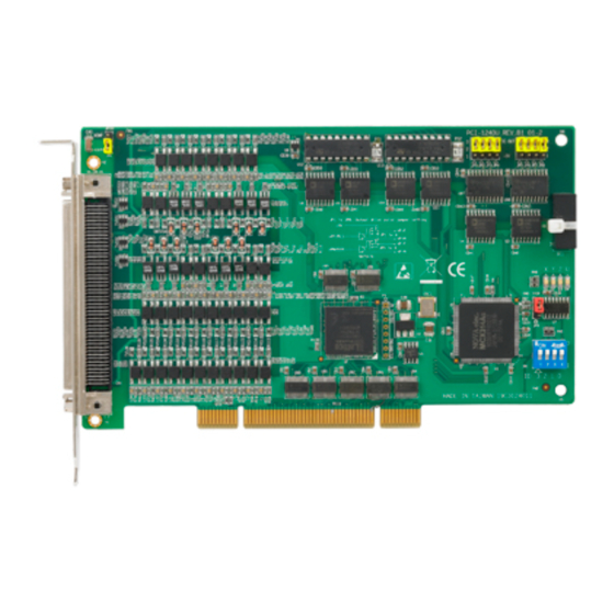 Advantech PCI-1241 Manuals