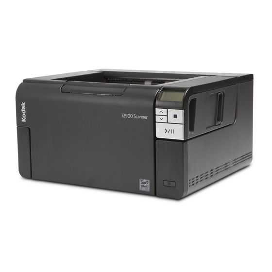 Kodak i2900 Scanner Reference Manual