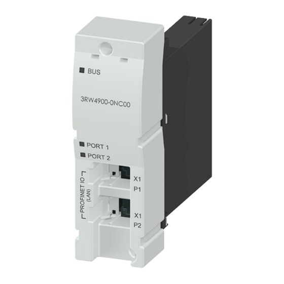 Siemens SIRIUS PROFINET Manual