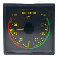 SPERRY MARINE Rudder Angle Indicator System Operation, Installaion And Service Manual
