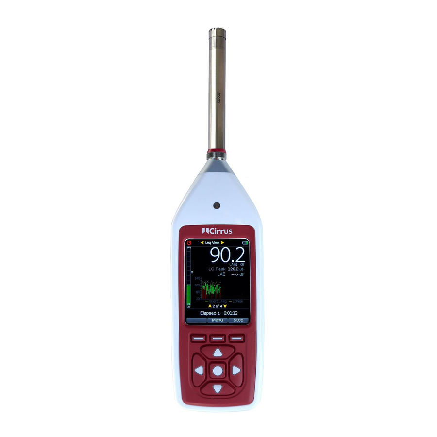 Cirrus Optimus Red Series Instrument Hanbook