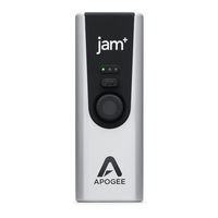 Apogee Jam+ Quick Start Manual