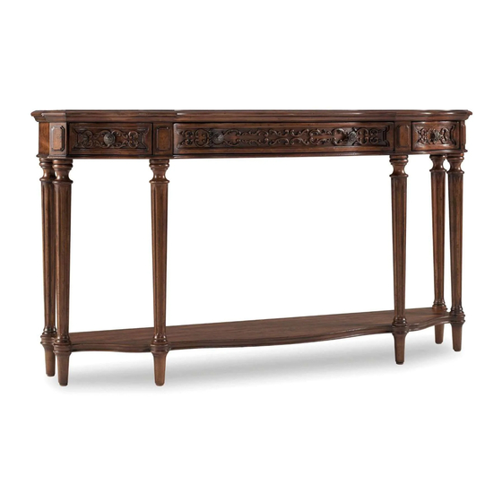 Hooker Furniture 5048-85122 Assembly Instruction