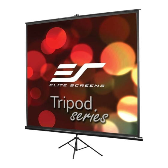Elite Screens Tripod Series User Manual