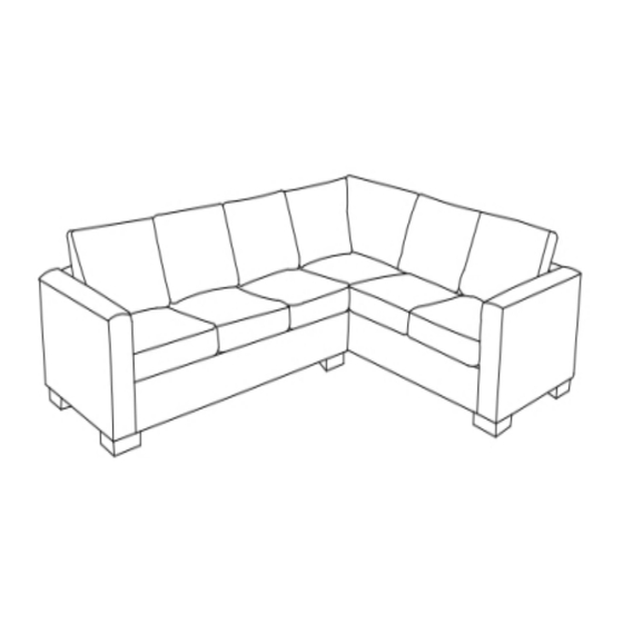 Living & Co Delphine Corner Sofa Instruction Manual