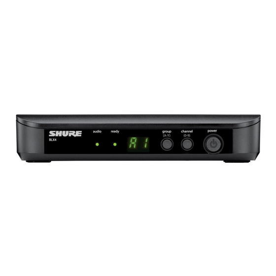 Shure BLX14/P31 T11 Manual