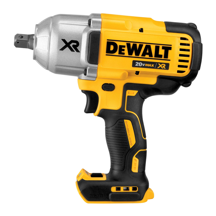 DeWalt DCF899, DCF899H, DCF899HN, DCF899HNT Manual