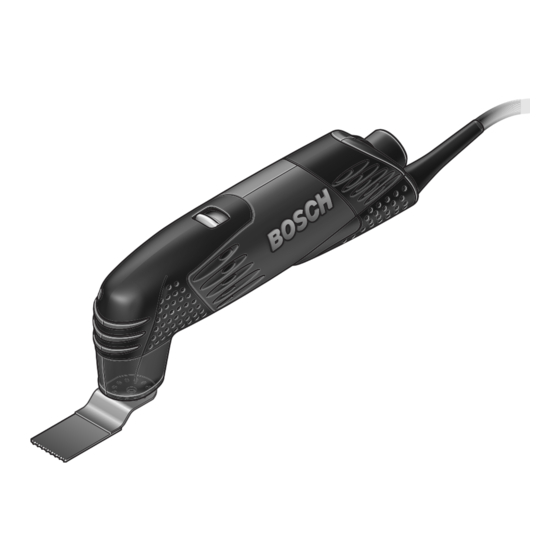 Bosch PMF 180 E Multi Original Instructions Manual