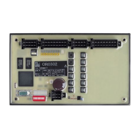 IFM Electronic Ecomat 100 CR0302 Manuals