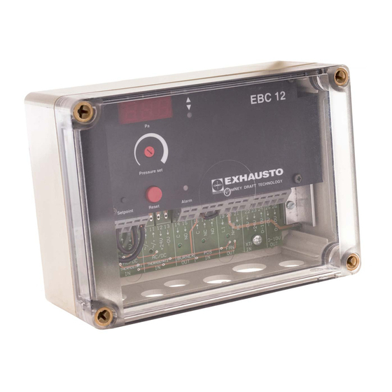 Exhausto EBC12 Series Product Instruction