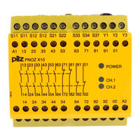 Pilz PNOZ X10 Operating Manual