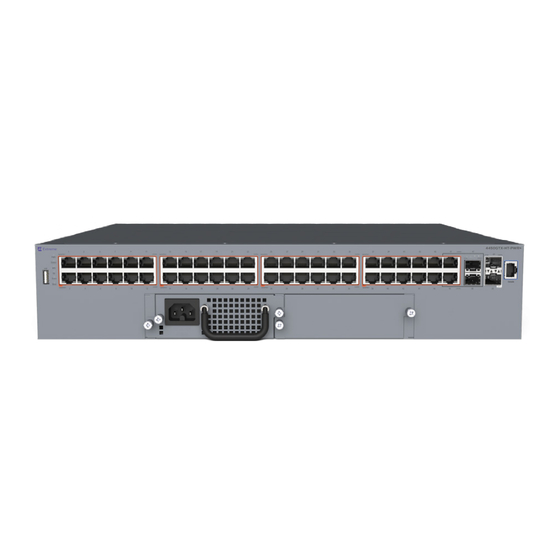 Extreme Networks ExtremeSwitching Virtual Services Platform 4450GTX-HT-PWR+ Manuals