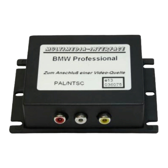 Car-Interface c.LOGiC lite CI-C1-CCC Manual