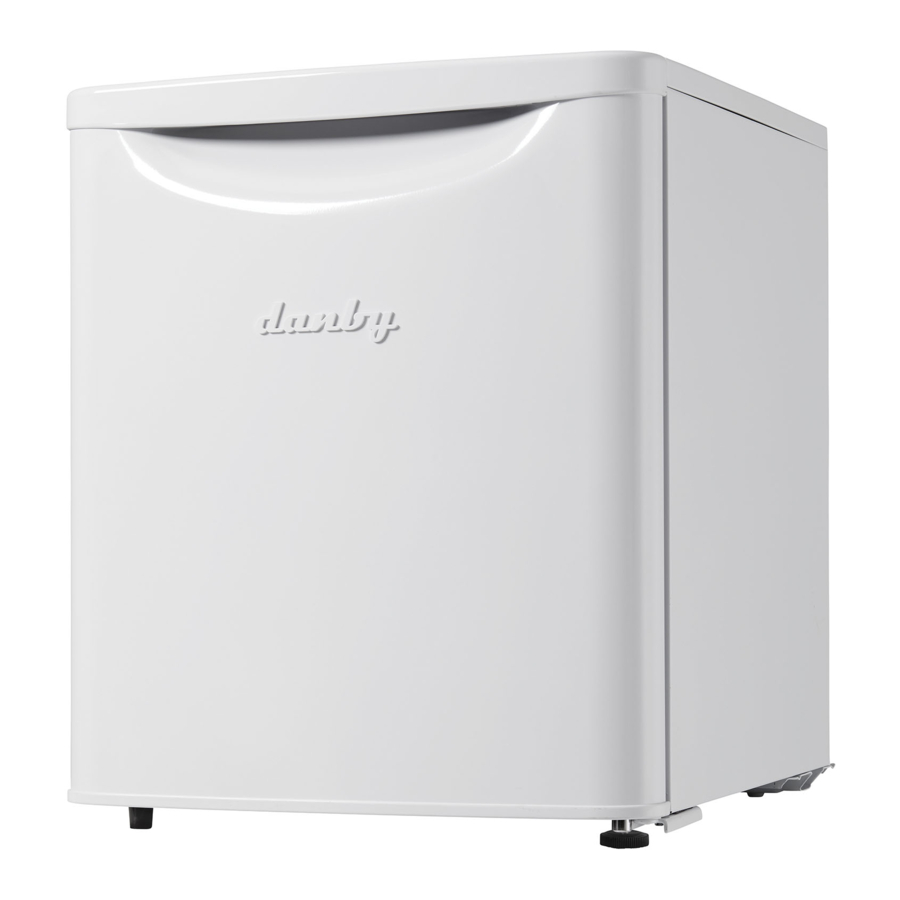Danby DAR017A3WDB, DAR017A3BDB, DAR017A3BSLDB - 1.7 cu. ft. Fridge Manual