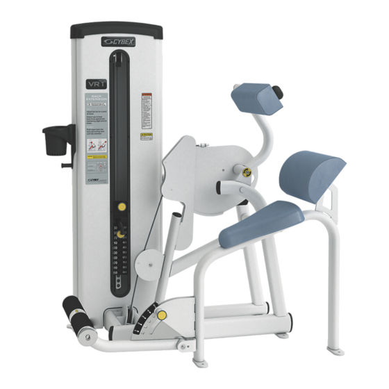 CYBEX VR1 Back Extension Owner's Manual