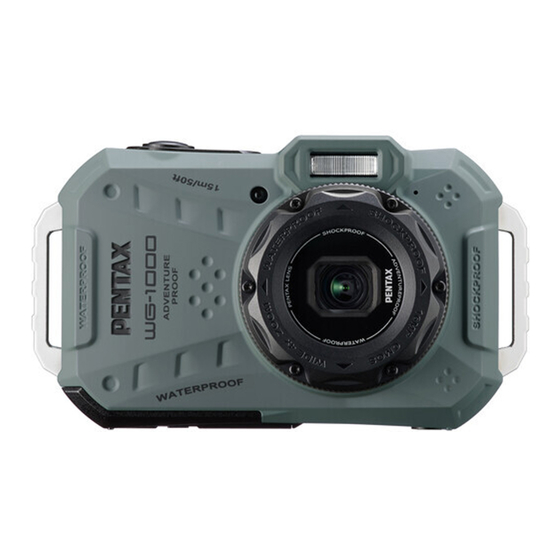 Pentax WG-1000 Operating Manual