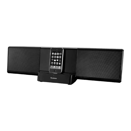 Brookstone Slimline Music System User Manual
