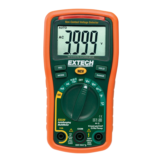 Extech Instruments EX330 User Manual