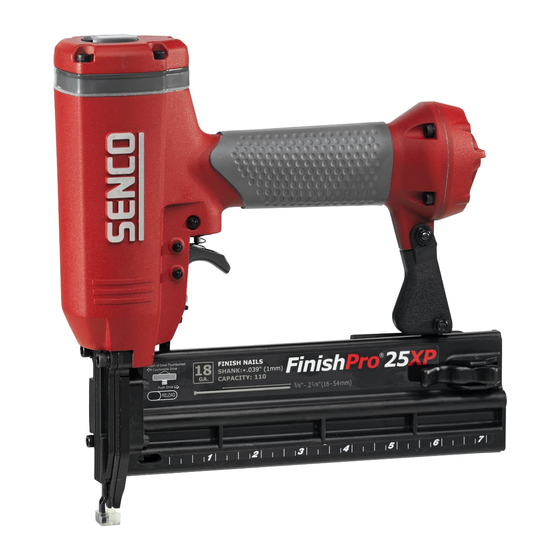 SENCO BRAD NAILER FINISPRO 25 OPERATING INSTRUCTIONS MANUAL Pdf Download ManualsLib