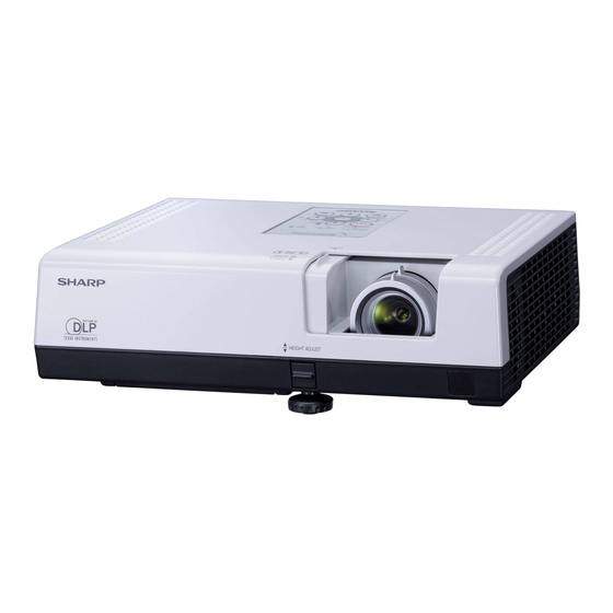 SHARP NOTEVISION PG-D2510X OPERATION MANUAL Pdf Download | ManualsLib