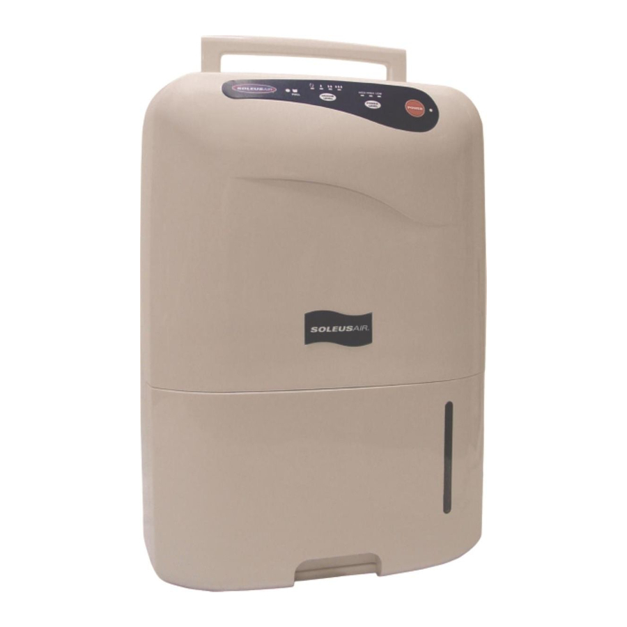 Soleus Air Dehumidifier Manual 6222