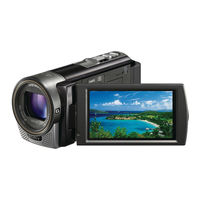 Sony Handycam HDR-CX180 Manuals | ManualsLib