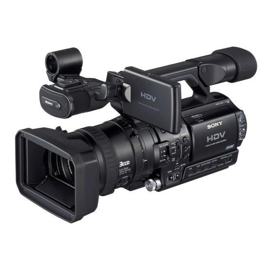 SONY HVR-Z1N OPERATING INSTRUCTIONS MANUAL Pdf Download | ManualsLib