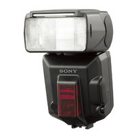 Sony HVL F56AM - High-Power Digital Camera Flash Operating Instructions Manual