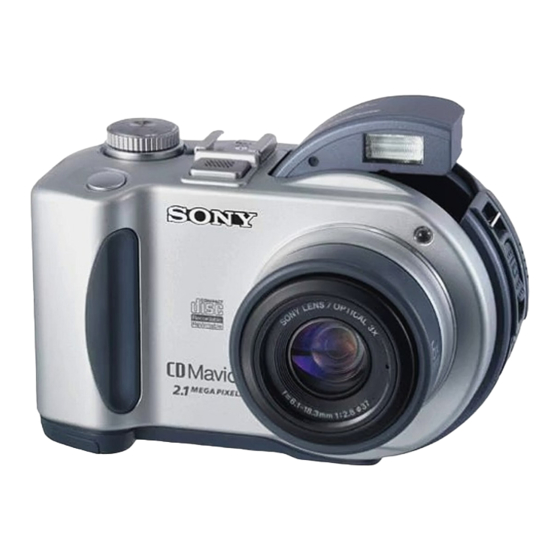 SONY CD MAVICA MVC-CD300 OPERATING INSTRUCTIONS MANUAL Pdf