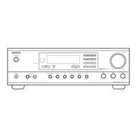 Onkyo TX-2100 Service Manual