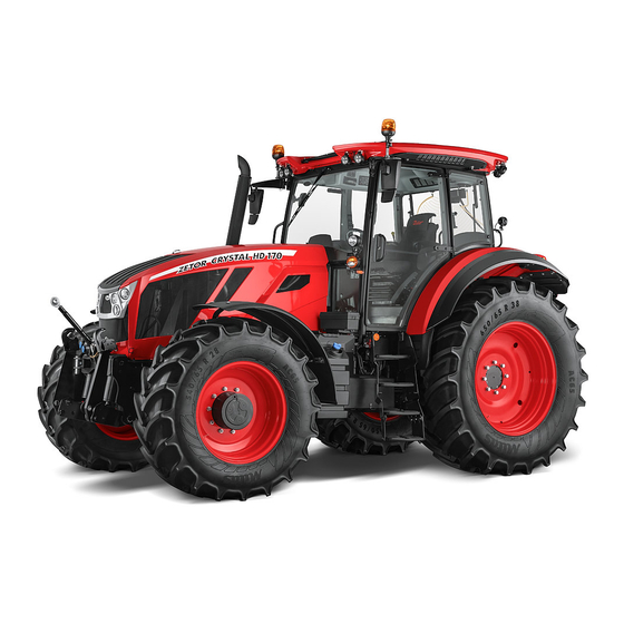 Zetor CRYSTAL Series Operator's Manual