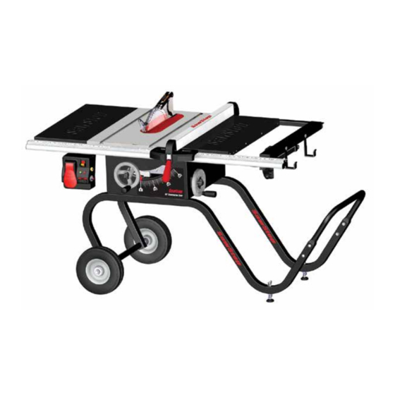 SAWSTOP MCCNS SAW OWNER'S MANUAL ManualsLib