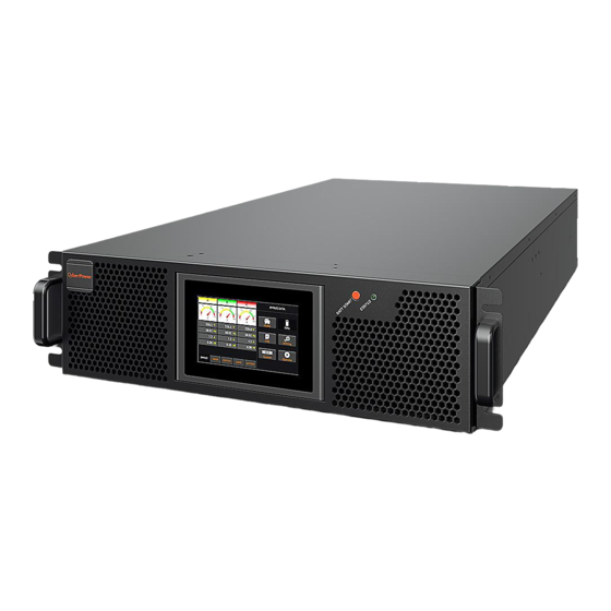CYBER POWER RT33020KE UPS USER MANUAL | ManualsLib