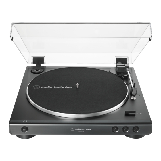 AUDIO TECHNICA ATLP60XUSB TURNTABLE QUICK START MANUAL ManualsLib