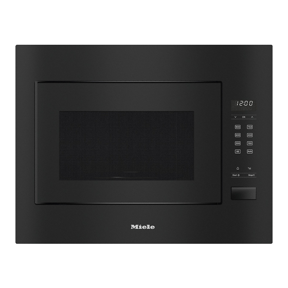 MIELE M 2240 SC MICROWAVE OVEN OPERATING INSTRUCTIONS MANUAL ManualsLib