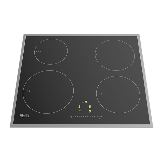 How to Turn on Miele Induction Cooktop 