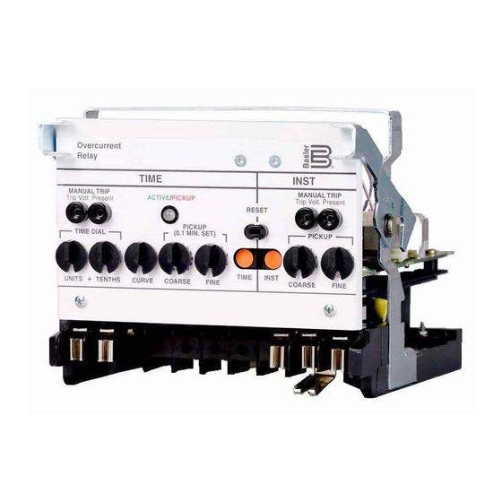 BASLER BE150/51M222 RELAY INSTRUCTION MANUAL ManualsLib