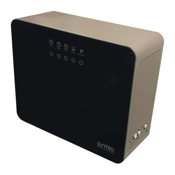 OSMIO D7 WATER DISPENSER INSTALLATION, OPERATION & MAINTENANCE MANUAL