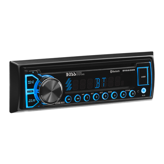 BOSS AUDIO SYSTEMS BV6658B CAR STEREO 