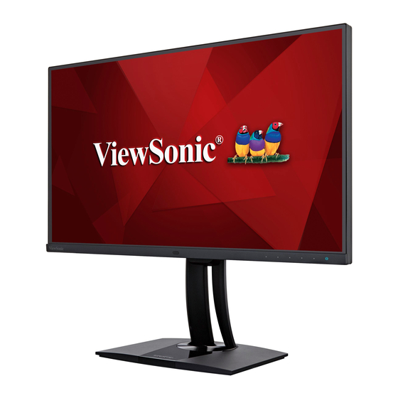 VIEWSONIC VP2785-4K MONITOR USER MANUAL | ManualsLib