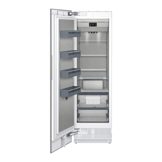 GAGGENAU RF411304 FREEZER USER MANUAL ManualsLib