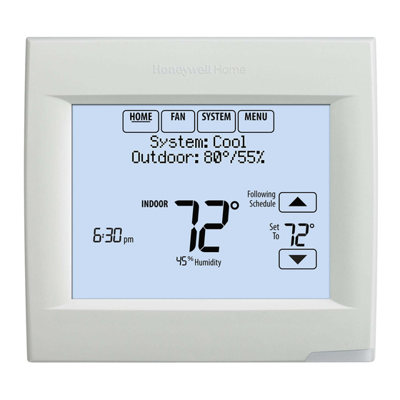 HONEYWELL TH8321 THERMOSTAT PRODUCT DATA | ManualsLib