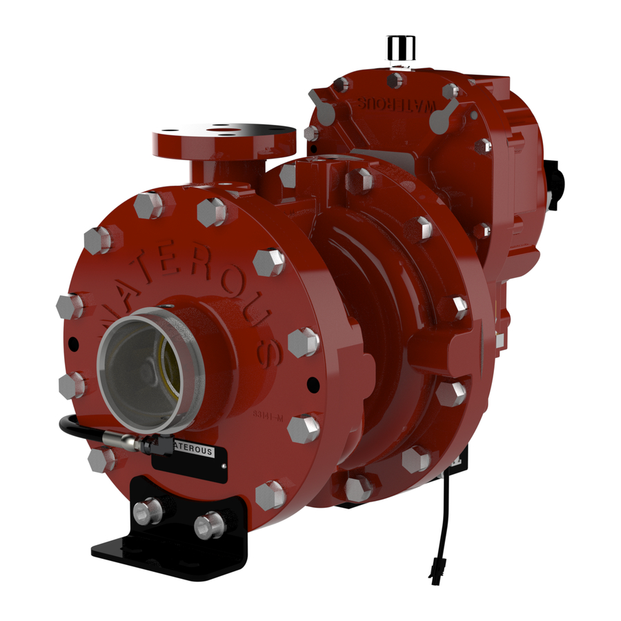 WATEROUS CPK5 SERIES WATER PUMP INSTALLATION INSTRUCTIONS MANUAL