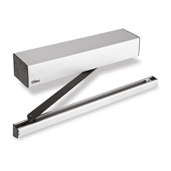 ENTREMATIC DITEC SPRINTSET DOOR OPENING SYSTEM INSTALLATION MANUAL ManualsLib