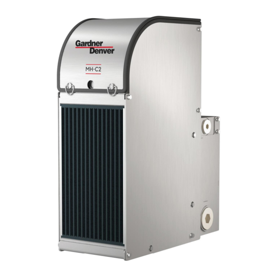 GARDNER DENVER MHC2 HYDRAPAK AIR CONDITIONER PARTS LIST OPERATING AND