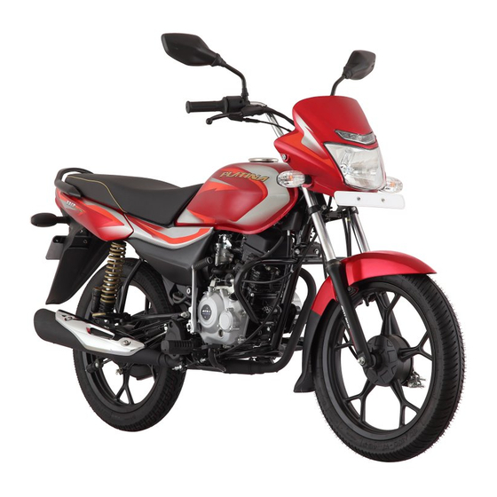 BAJAJ AUTO DTS-I DISCOVER 110 CBS OWNER'S MANUAL Pdf Download | ManualsLib