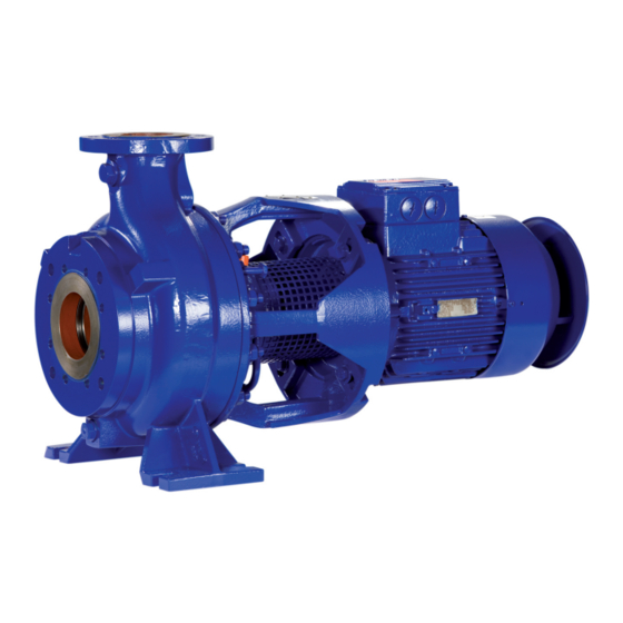 KSB KWP-BLOC WATER PUMP INSTALLATION & OPERATING MANUAL | ManualsLib