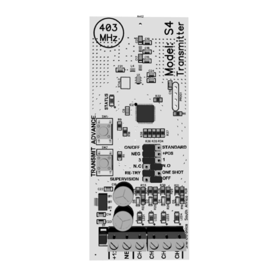 SHERLO TRONICS S4 TRANSMITTER INSTALLATION INSTRUCTIONS | ManualsLib